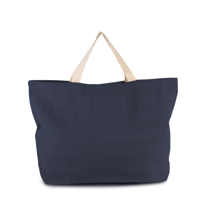 Grand sac de shopping fourre-tout esprit rustique