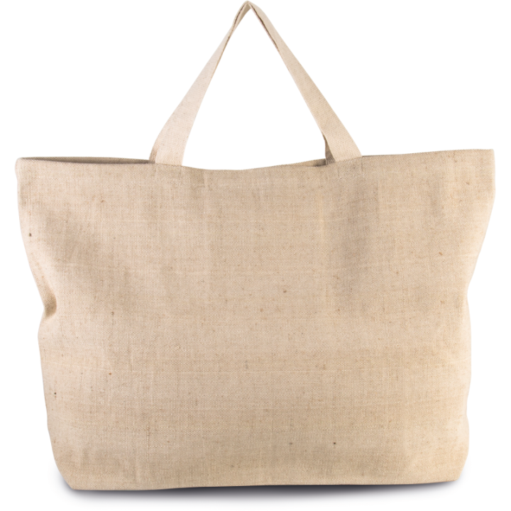 Grand sac de shopping fourre-tout esprit rustique