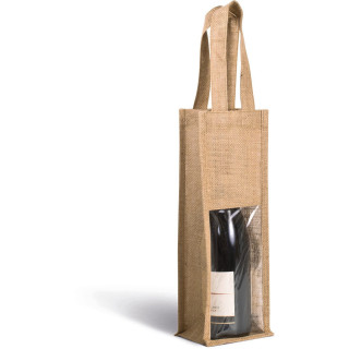 Sac porte bouteille en jute KIMOOD