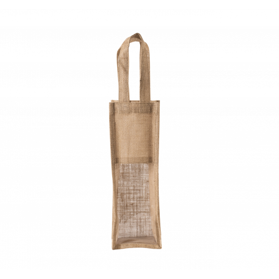 Sac porte bouteille en jute KIMOOD