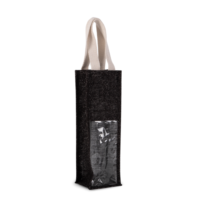 Sac porte bouteille en jute KIMOOD