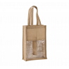 KI0268 - Sac porte bouteilles en jute KIMOOD