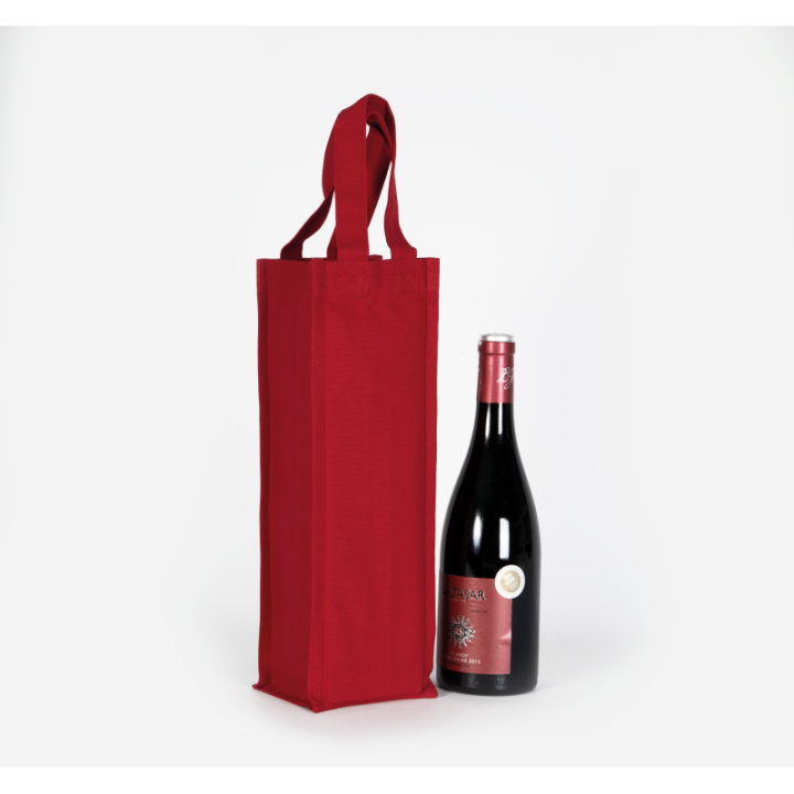 Sac porte bouteille en coton canvas KIMOOD