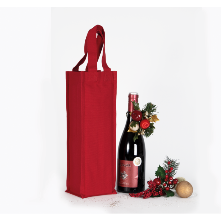 Sac porte bouteille en coton canvas KIMOOD