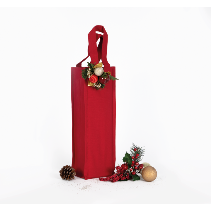 Sac porte bouteille en coton canvas KIMOOD