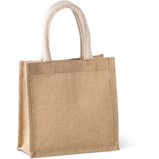 Sac style cabas en toile de jute - petit modèle KIMOOD