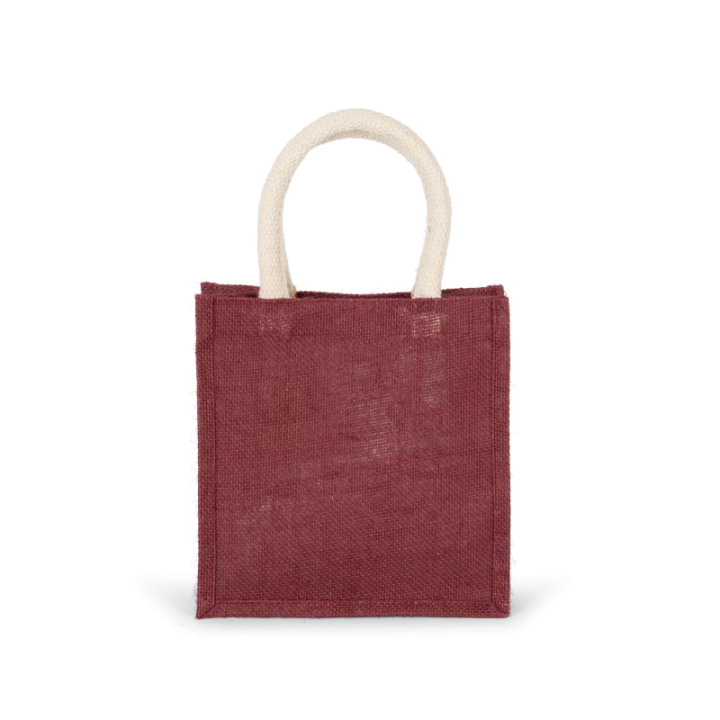 Sac style cabas en toile de jute - petit modèle KIMOOD