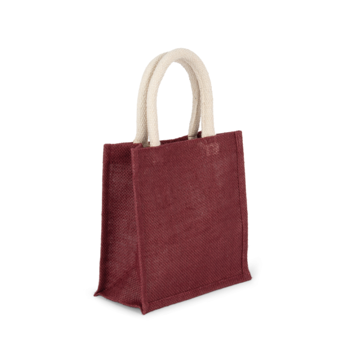 Sac style cabas en toile de jute - petit modèle KIMOOD