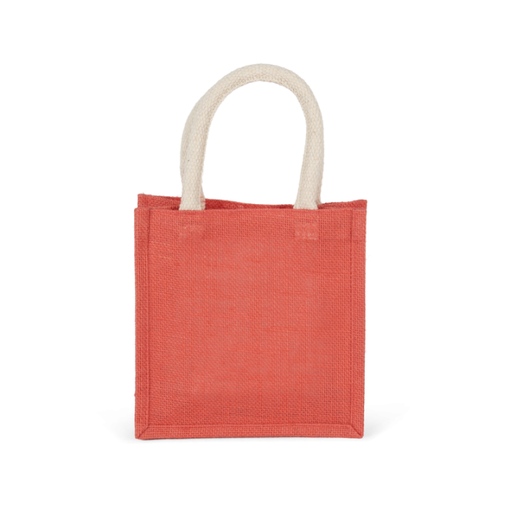Sac style cabas en toile de jute - petit modèle KIMOOD