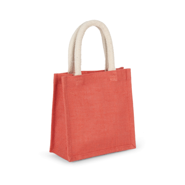 Sac style cabas en toile de jute - petit modèle KIMOOD