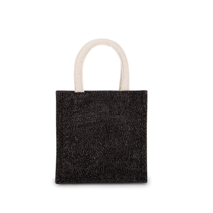 Sac style cabas en toile de jute - petit modèle KIMOOD
