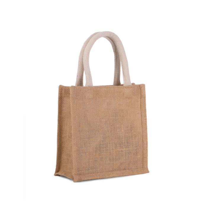 Sac style cabas en toile de jute - petit modèle KIMOOD