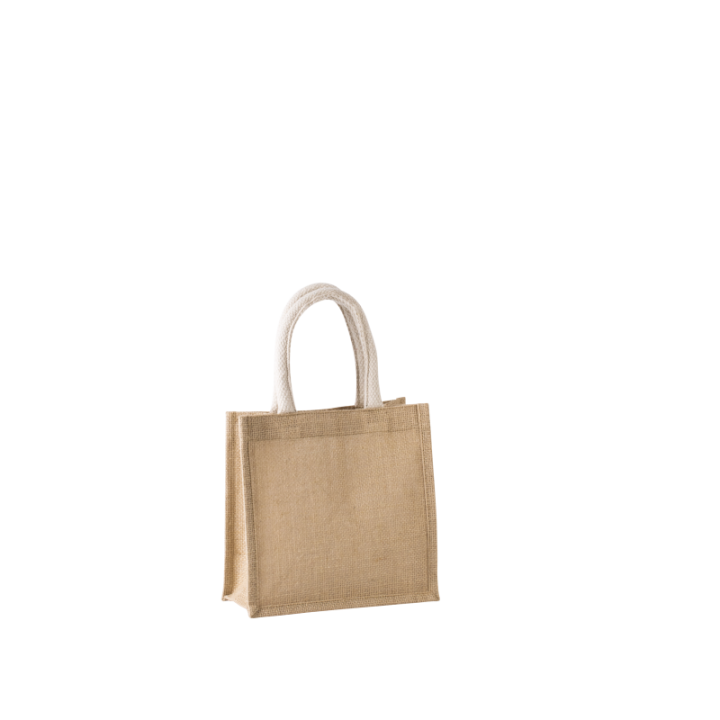 Sac style cabas en toile de jute - petit modèle KIMOOD
