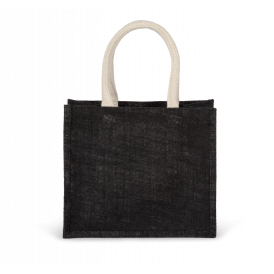 Sac style cabas en toile de jute modèle moyen KIMOOD (2)