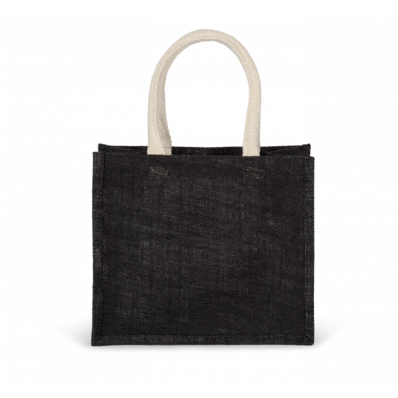 Sac style cabas en toile de jute modèle moyen KIMOOD
