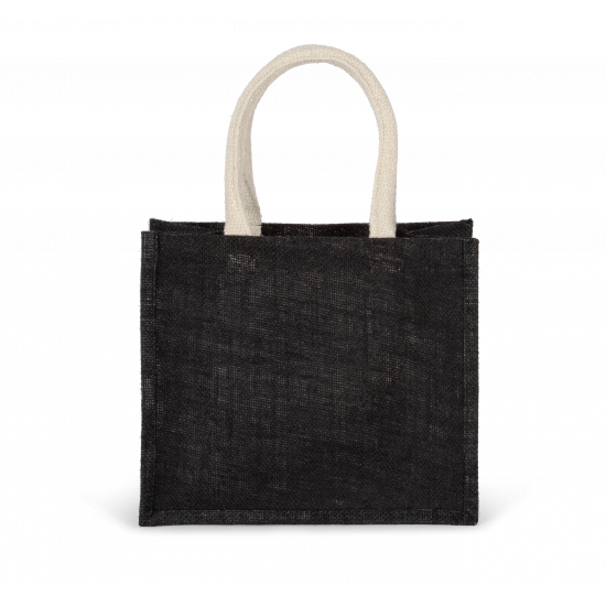 Sac style cabas en toile de jute modèle moyen KIMOOD