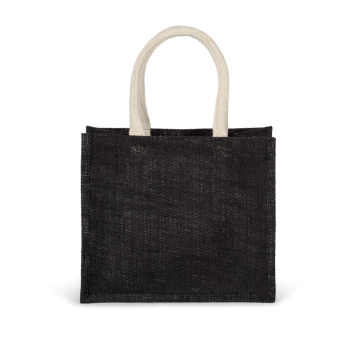Sac style cabas en toile de jute modèle moyen KIMOOD