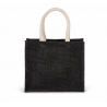 Sac style cabas en toile de jute modèle moyen KIMOOD