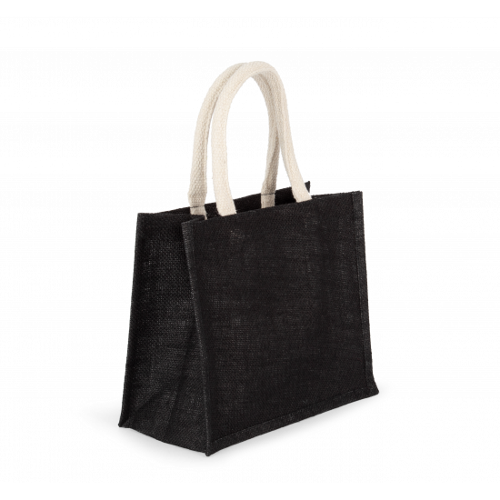 Sac style cabas en toile de jute modèle moyen KIMOOD