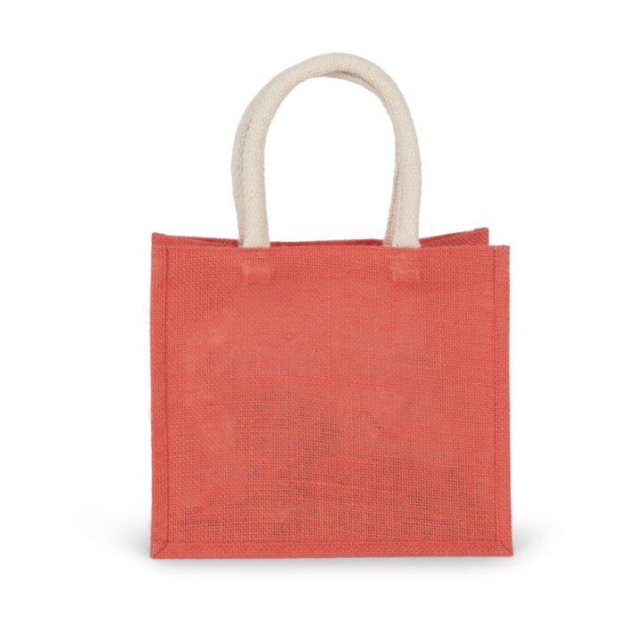 Sac style cabas en toile de jute modèle moyen KIMOOD