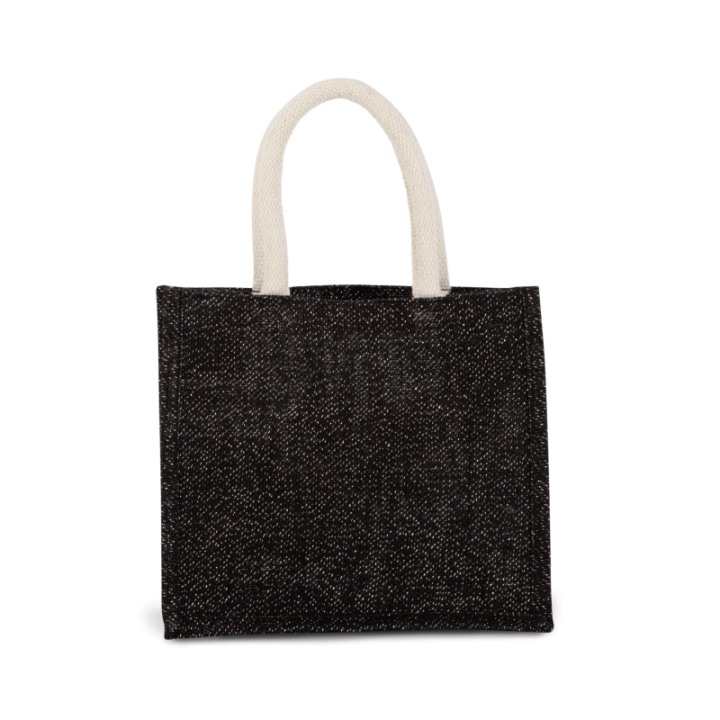 Sac style cabas en toile de jute modèle moyen KIMOOD