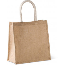 Sac style cabas en toile de jute - grand modèle KIMOOD