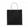 Sac style cabas en toile de jute - grand modèle KIMOOD
