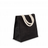 Sac style cabas en toile de jute - grand modèle KIMOOD