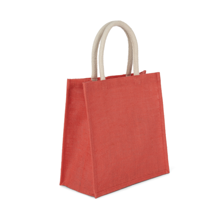 Sac style cabas en toile de jute - grand modèle KIMOOD