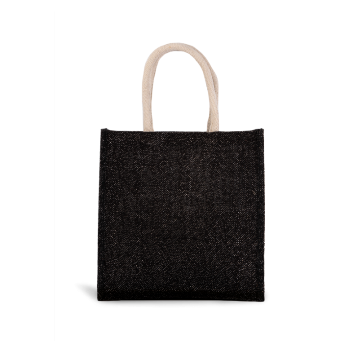 Sac style cabas en toile de jute - grand modèle KIMOOD