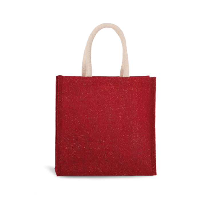 Sac style cabas en toile de jute - grand modèle KIMOOD
