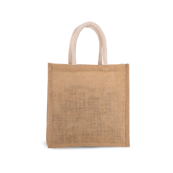 Sac style cabas en toile de jute - grand modèle KIMOOD