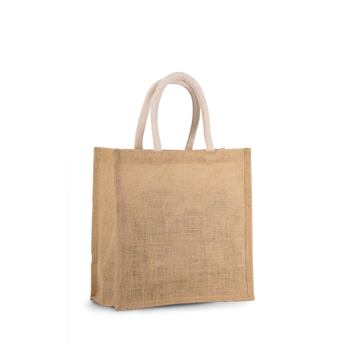 Sac style cabas en toile de jute - grand modèle KIMOOD