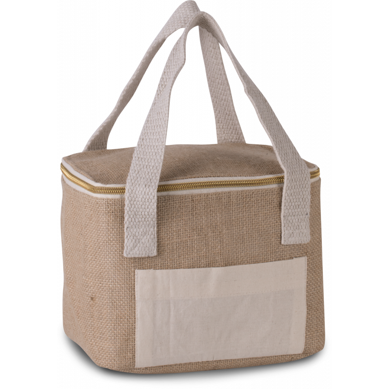 Sac isotherme en jute - petit modèle