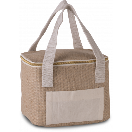 Sac isotherme en jute - petit modèle