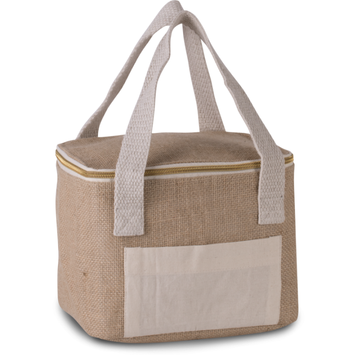 Sac isotherme en jute - petit modèle