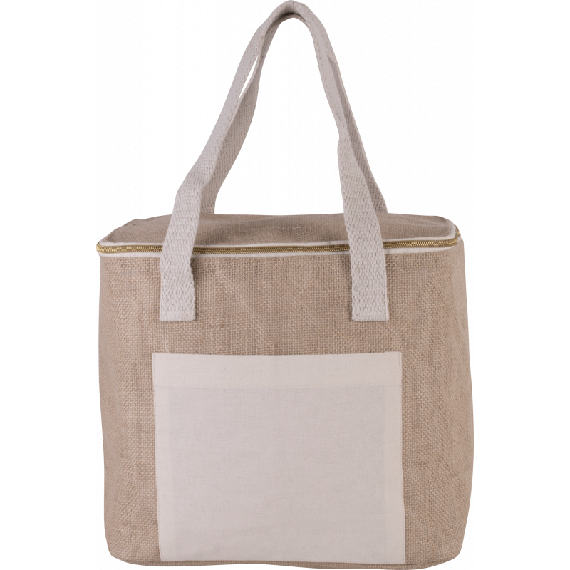Sac isotherme en jute - modèle moyen