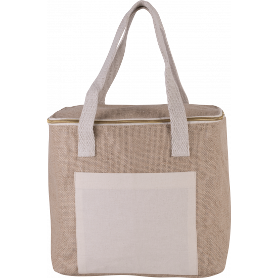 Sac isotherme en jute - modèle moyen