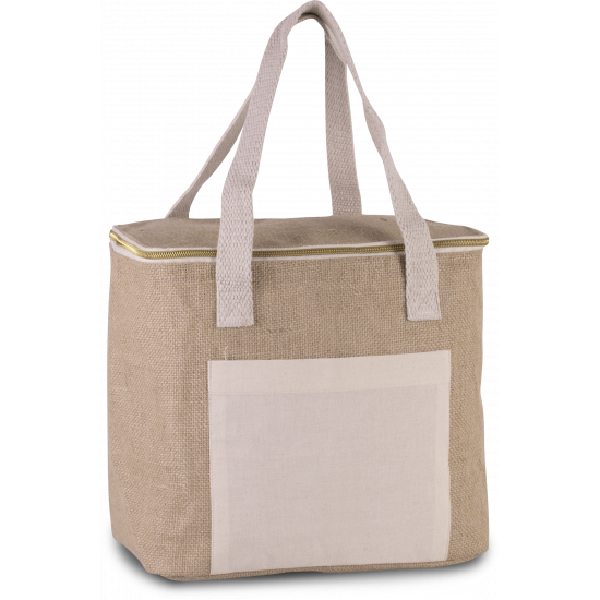 Sac isotherme en jute - modèle moyen