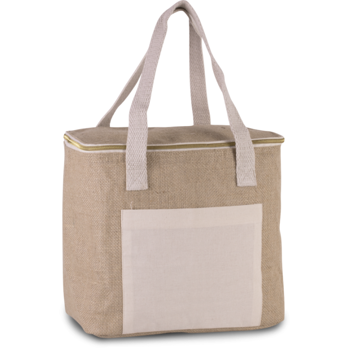 Sac isotherme en jute - modèle moyen