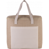 Sac isotherme en jute - grand modèle