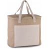 Sac isotherme en jute - grand modèle