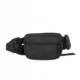 Sac banane recyclé grand format avec pochette latérale (2)