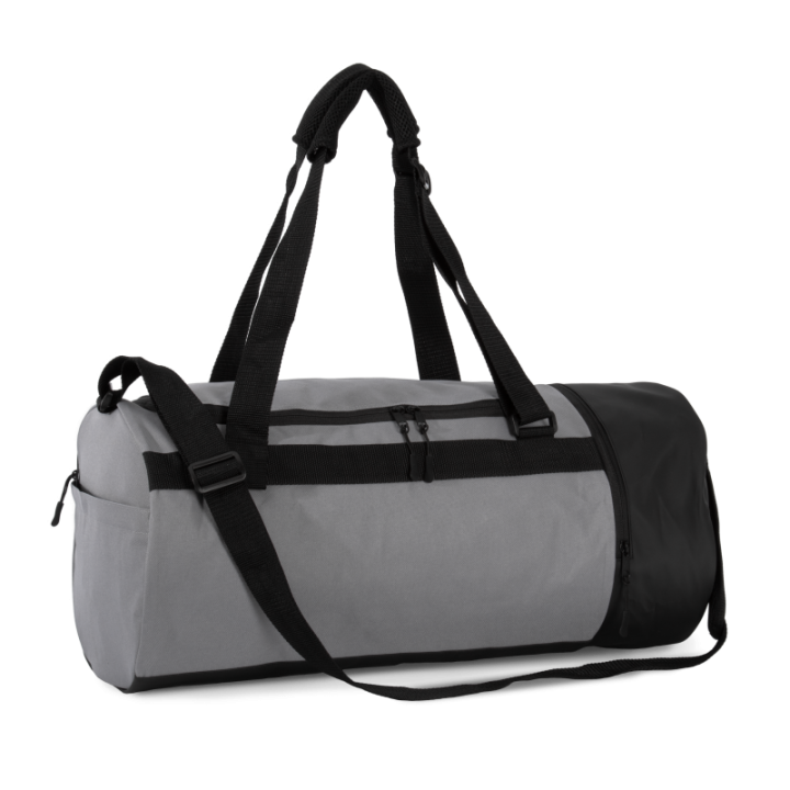 Sac de sport forme tube avec compartiment chaussure séparé