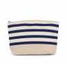 Pochette accessoires imprimé marin