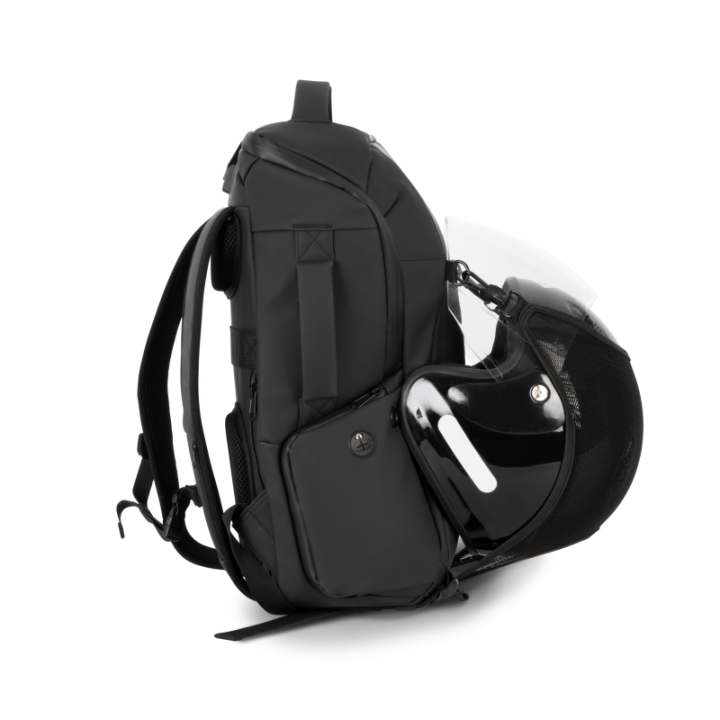 Sac anti-vol imperméable avec porte-casque système de fermeture