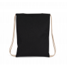 Sac à dos en tissu recyclé à cordon coulissant