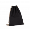 Sac à dos en tissu recyclé à cordon coulissant