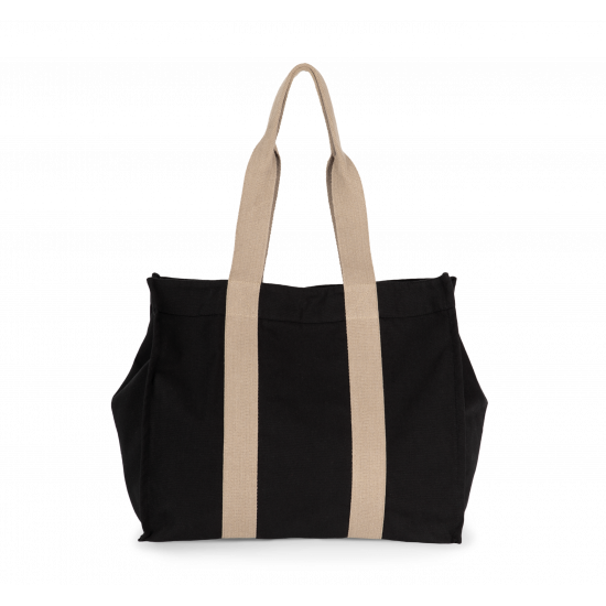 Grand sac shopping à soufflet recyclé