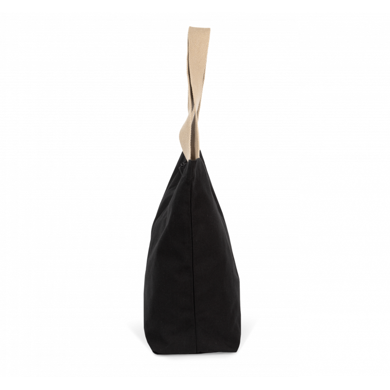 Grand sac shopping recyclé à fond plat